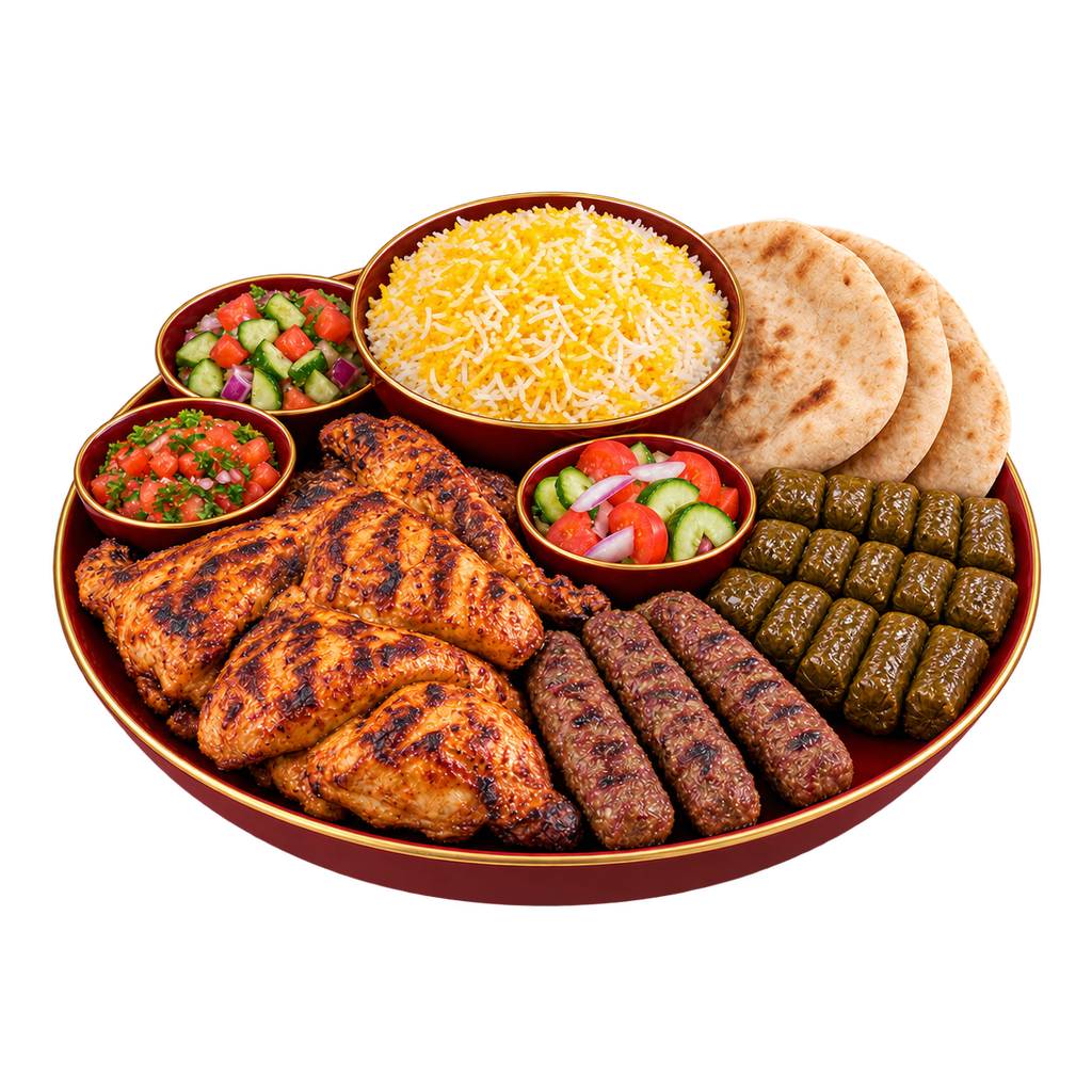 [MADINA-MENU-TRAY-05] Happiness Tray