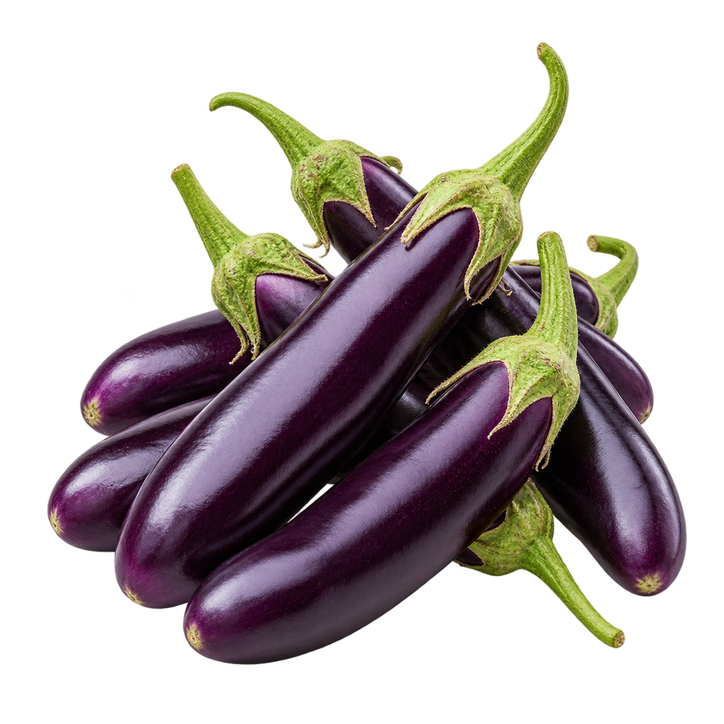 [HOSNI-MENU-PRODUCE-68] Long Purple Eggplant Tray