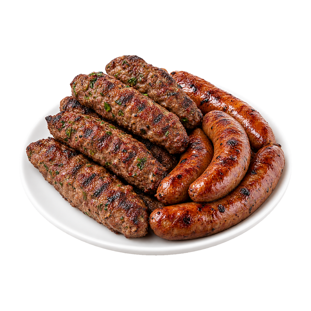 [MADINA-MENU-MIX-MEAL-03] Kofta and Sausage Meal