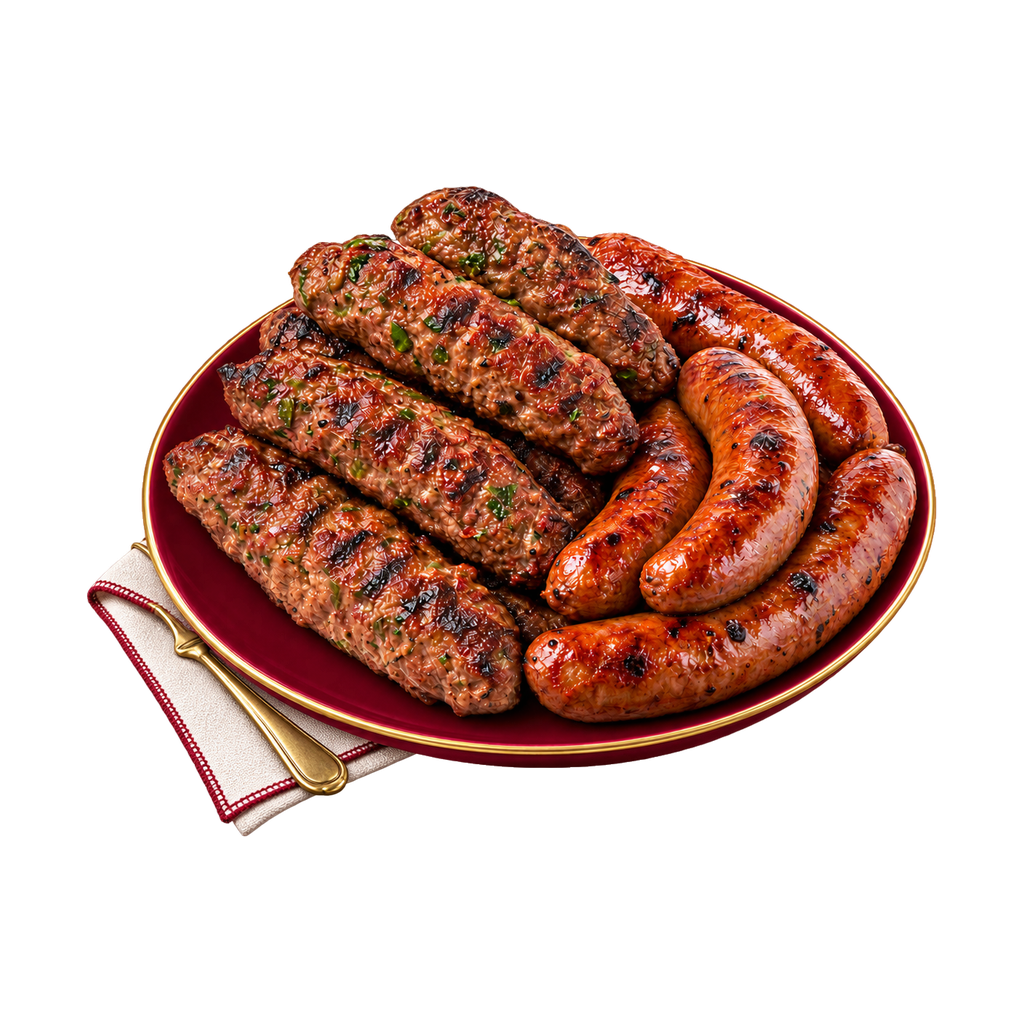 [MADINA-MENU-MIX-MEAL-03] Kofta and Sausage Meal