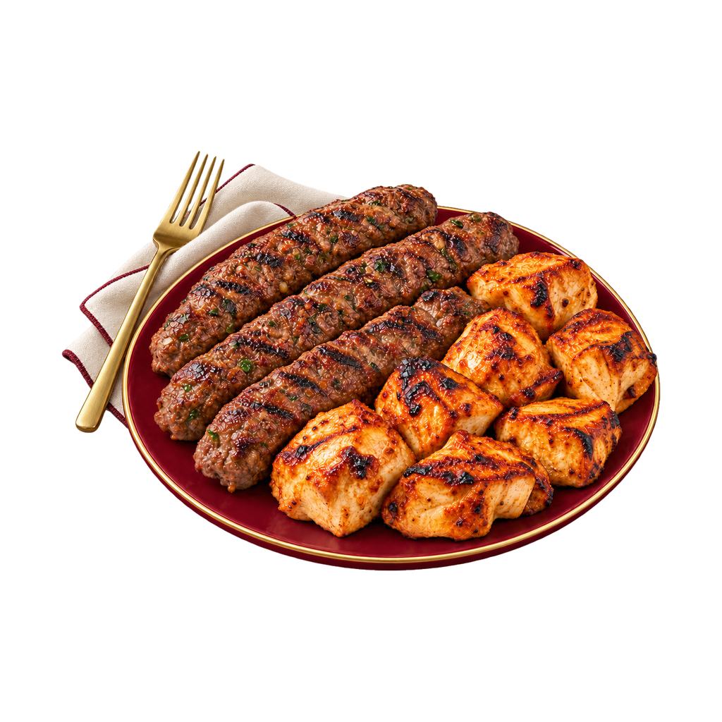 [MADINA-MENU-MIX-MEAL-04] وجبة كفتة وشيش