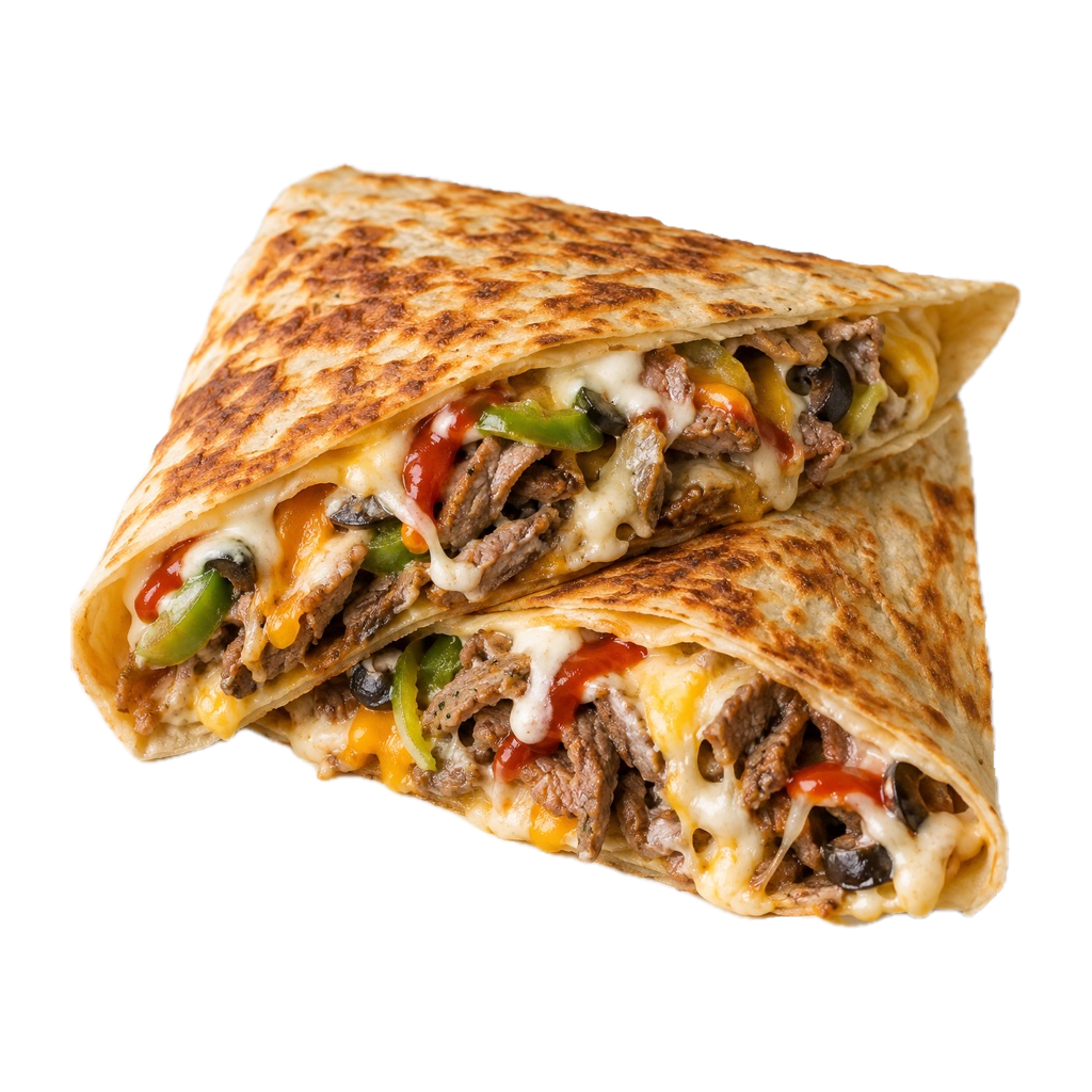 كريب شاورما لحم