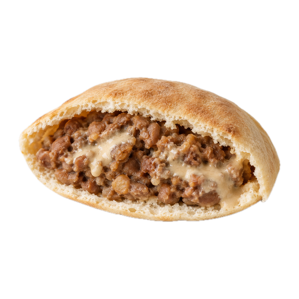 ساندوتش فول بالطحينة (شامي)