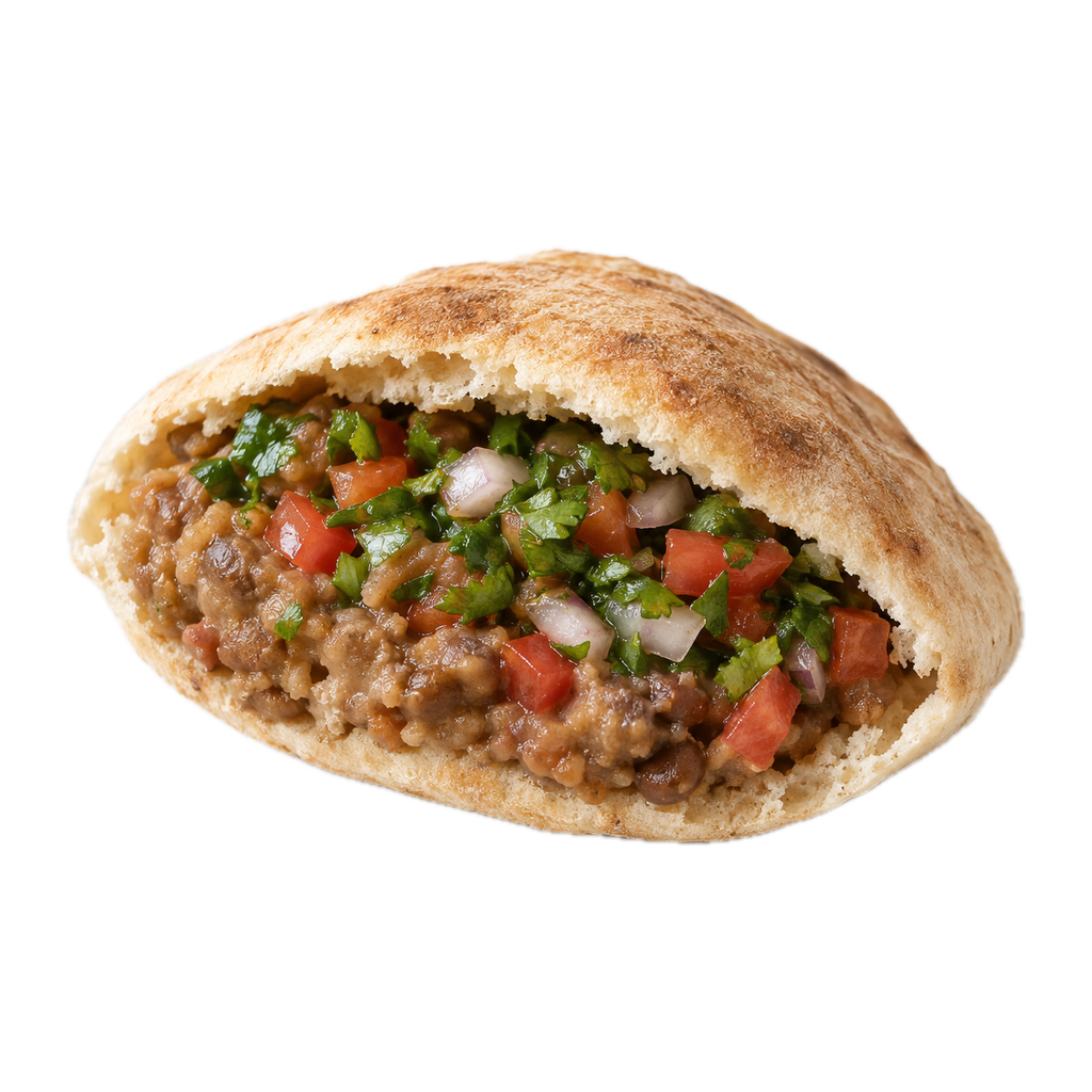 ساندوتش فول إسكندراني (شامي)