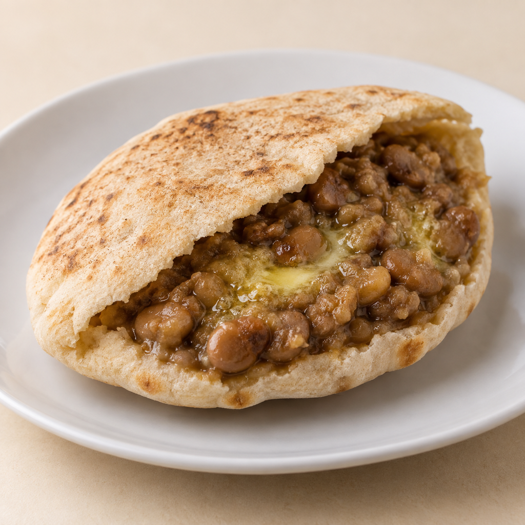 ساندوتش فول بالزبدة (شامي)