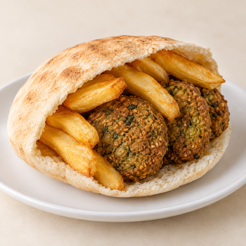 ساندوتش طعمية على صوابع (شامي)