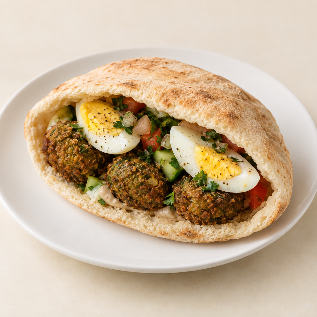 ساندوتش طعمية عين كتكوت (شامي)