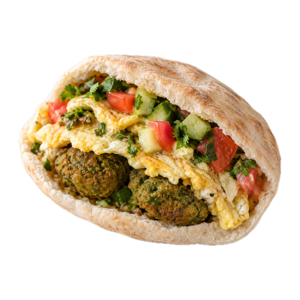 ساندوتش طعمية أومليت (شامي)