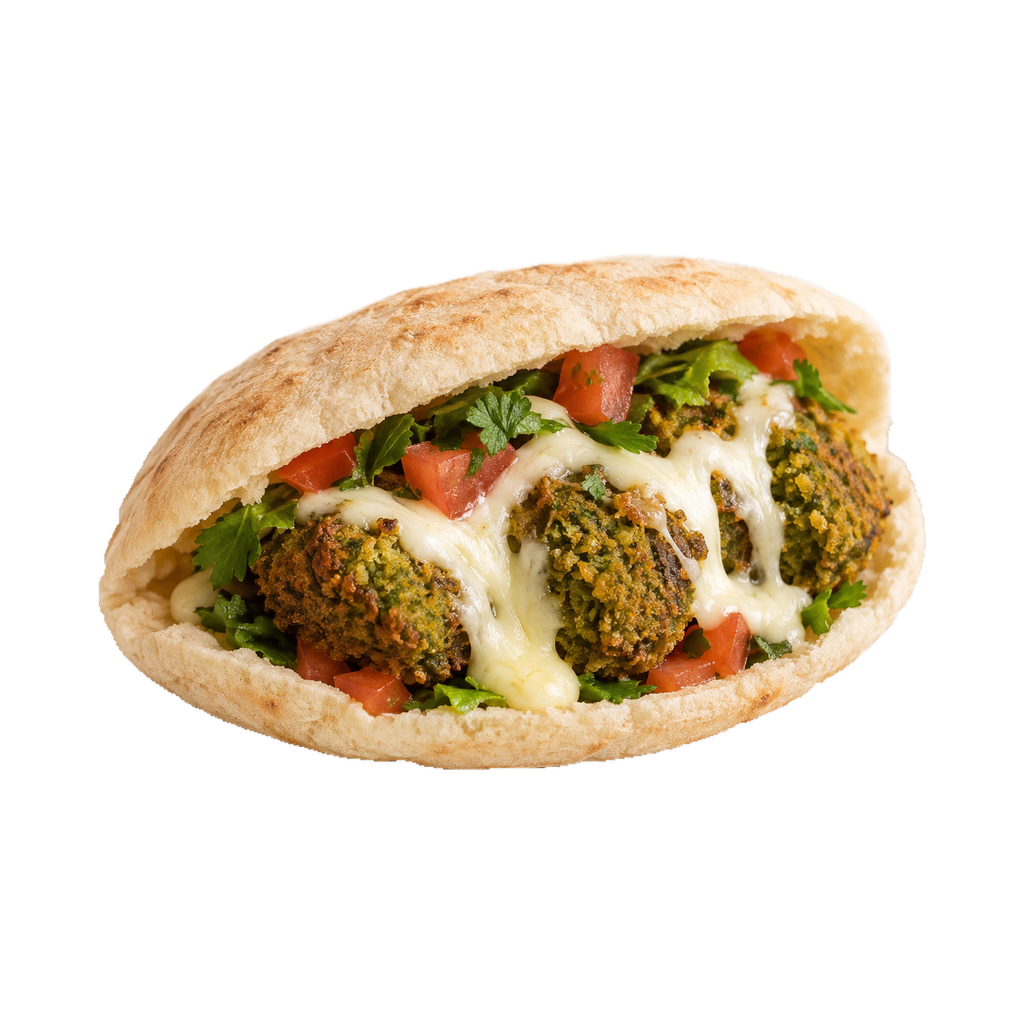 ساندوتش طعمية موتزاريلا (شامي)