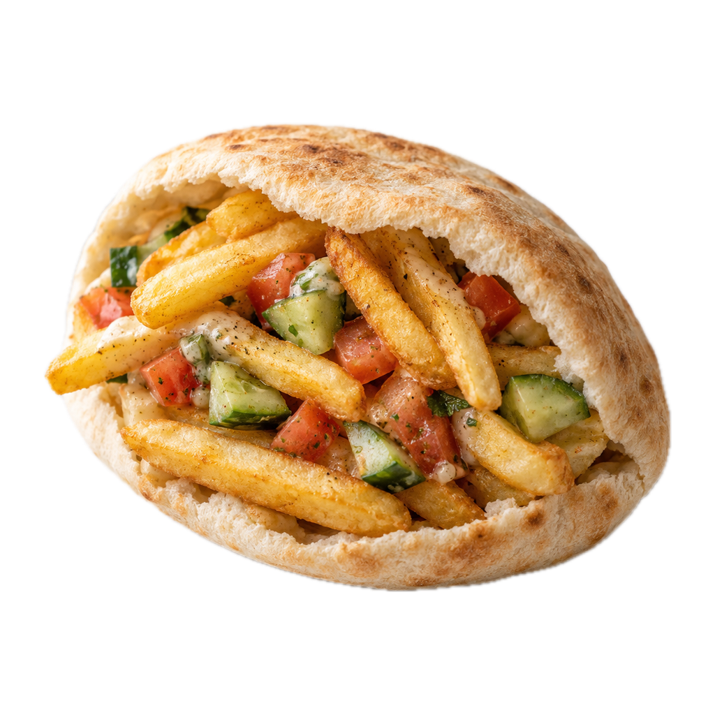 ساندوتش بطاطس على بابا (شامي)