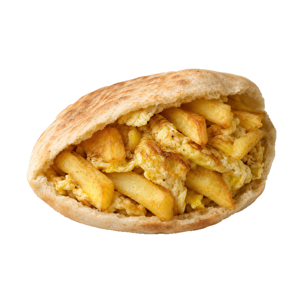 ساندوتش بطاطس أومليت (شامي)