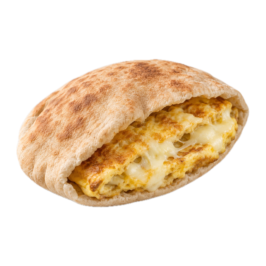 ساندوتش أومليت موتزاريلا (شامي)