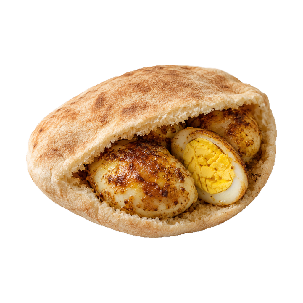 ساندوتش بيض مدحرج (شامي)