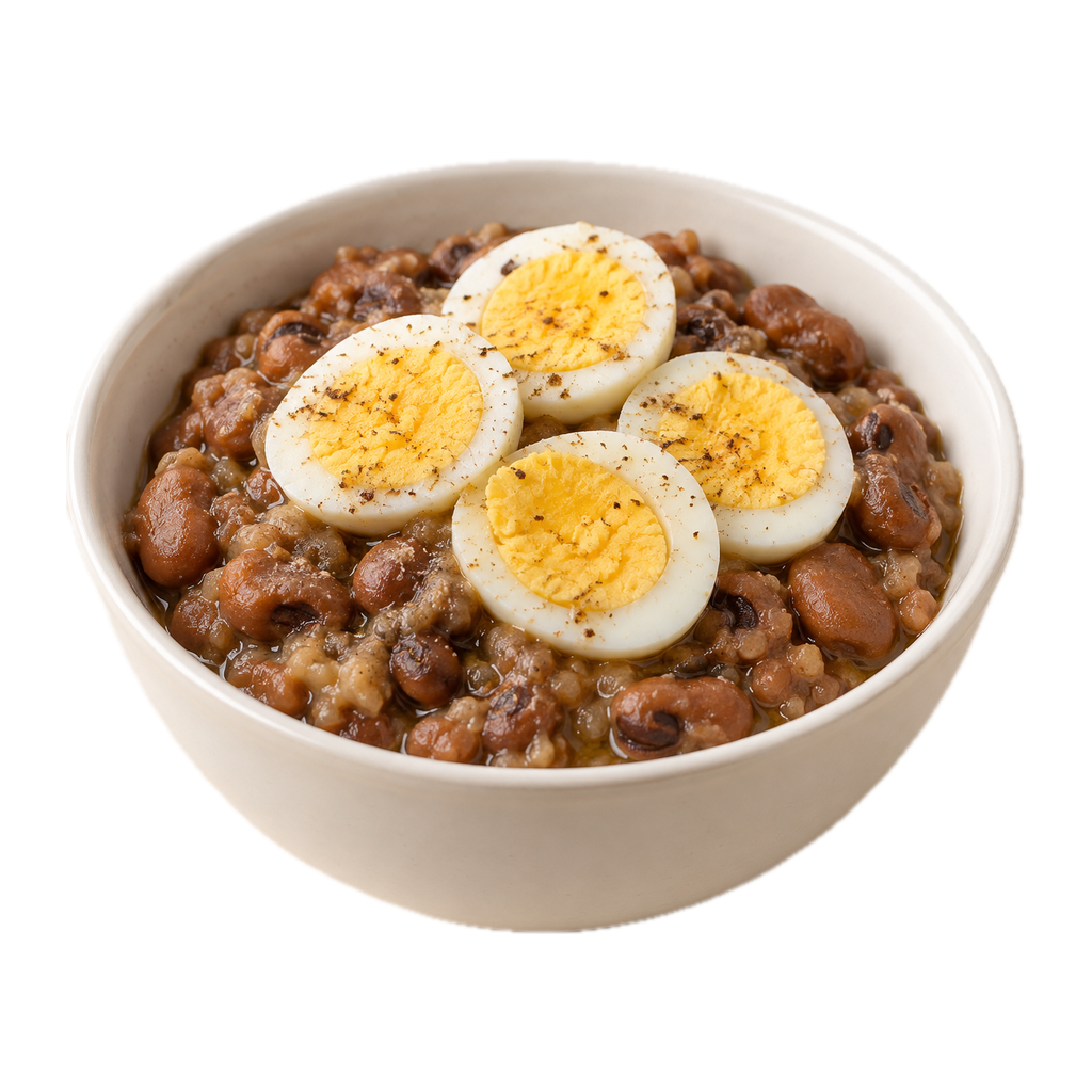 علبة فول بالبيض المسلوق (صغير)