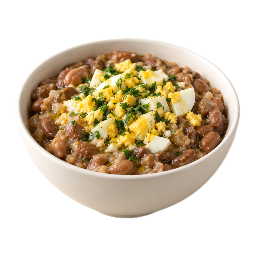علبة فول بالبيض (Small)