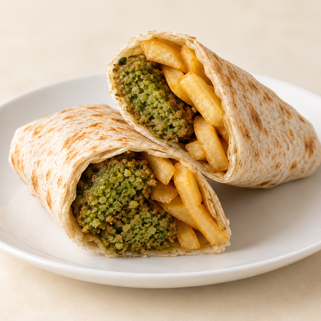 [NEAMA-MENU-SYRIAN-02] ساندوتش بطاطس وطعمية سوري