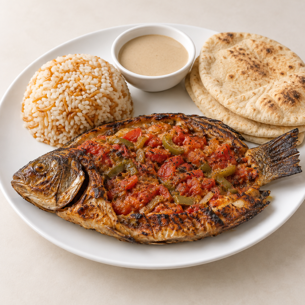 وجبة بلطي سنجاري أو زيت وليمون (سنجاري)