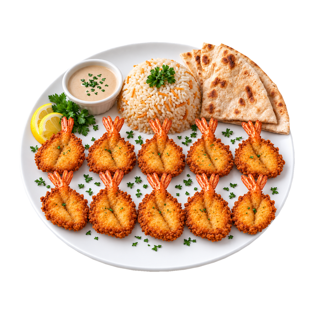 [GOMHOR-MENU-MEAL-11] وجبة جمبري بترفلاي كبيرة