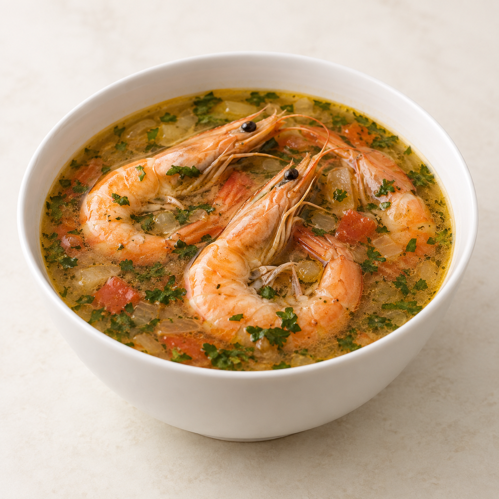 [GOMHOR-MENU-SOUP-02] شوربة جمبري بقشره