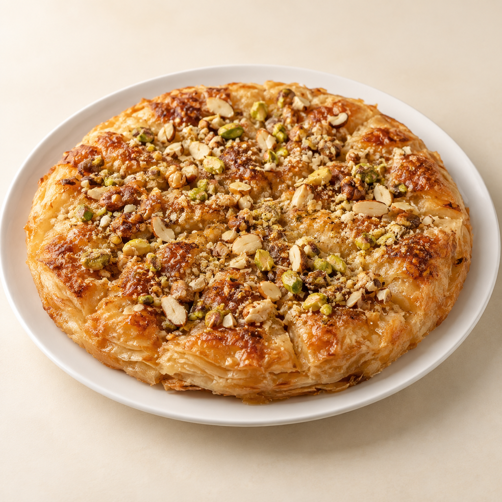 فطير حلو مكسرات (وسط)
