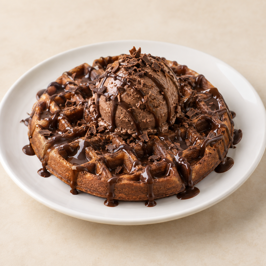 [LEVORNO-MENU-WAFFLE-01] وافل شوكليت
