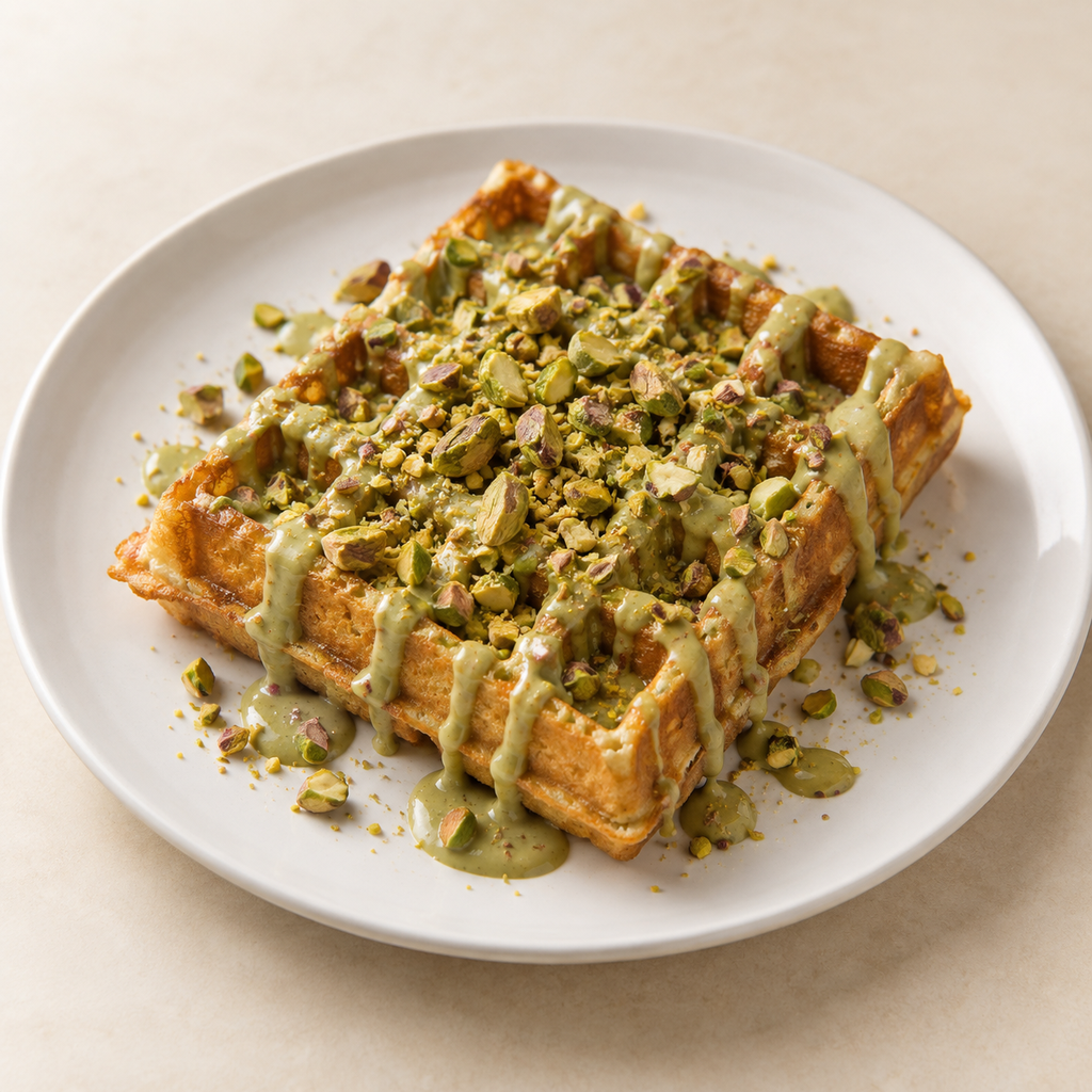 [LEVORNO-MENU-WAFFLE-05] وافل بيستاشيو