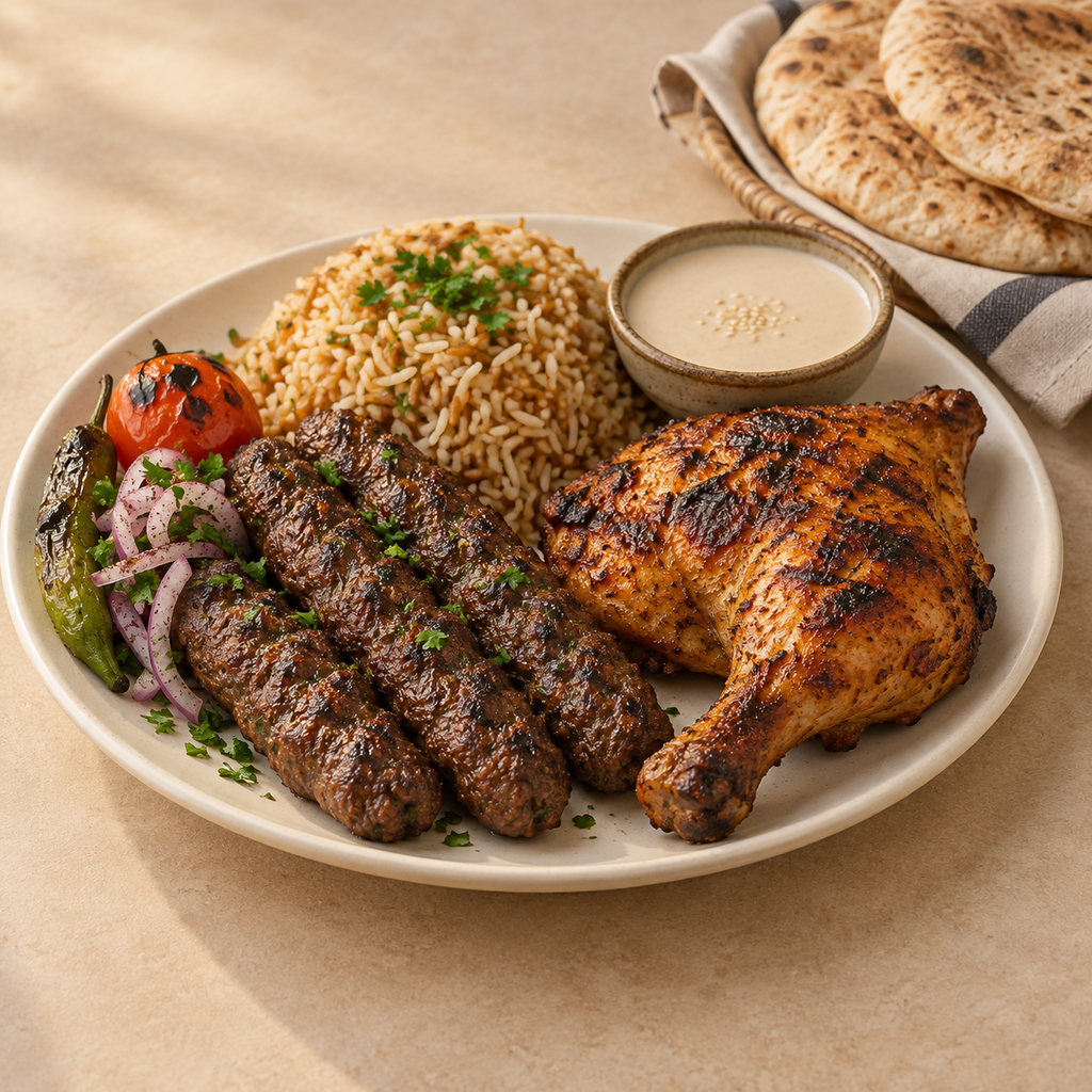 [MALEK-MENU-MEAL-02] وجبة كفتة وفراخ