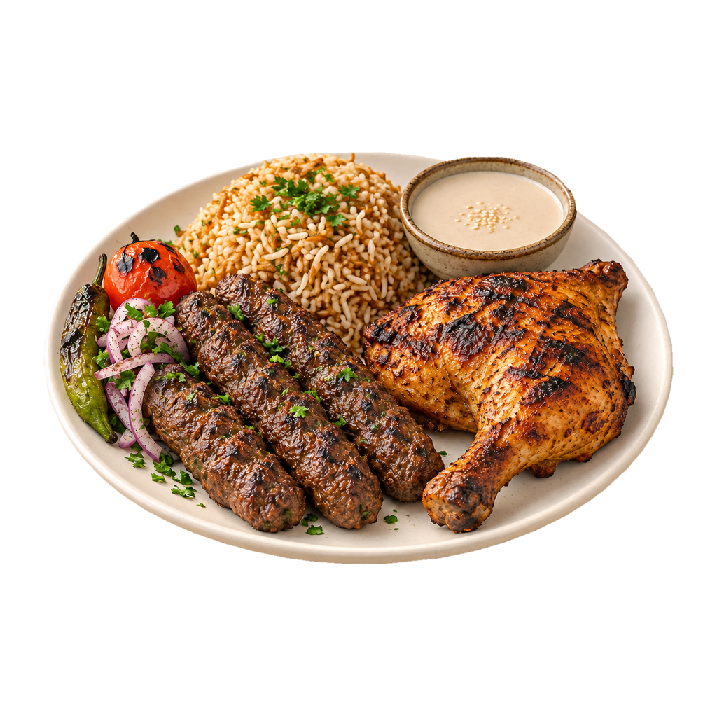 [MALEK-MENU-MEAL-02] وجبة كفتة وفراخ
