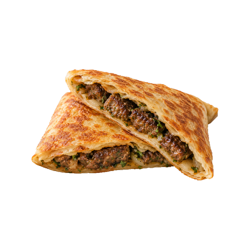 كريب كفتة لحم (عادي, سادة)