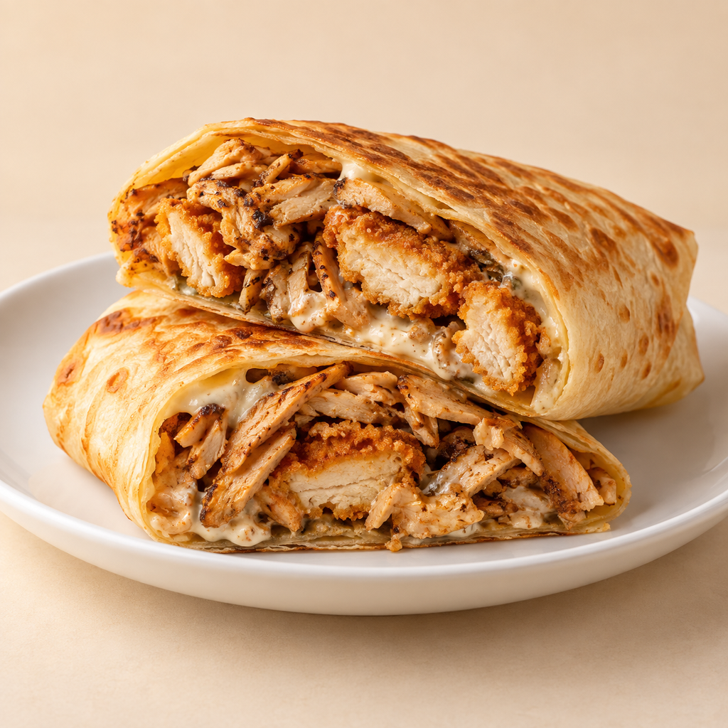 كريب شاورما وستربس (سادة)