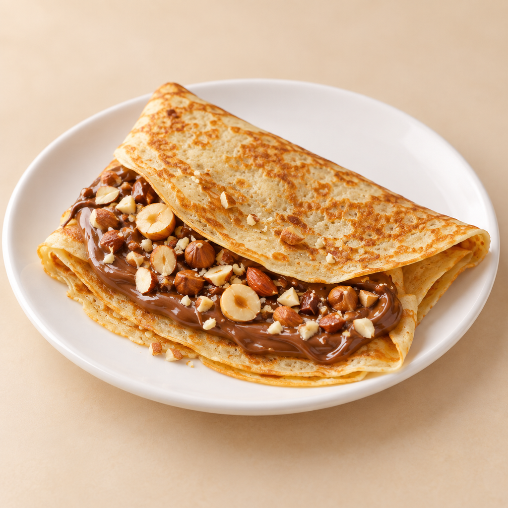 [CITY-MENU-SWEET-06] كريب شوكولاتة نوتيلا مكسرات