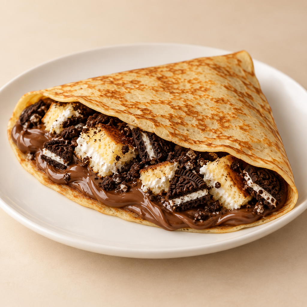 [CITY-MENU-SWEET-09] كريب شوكولاتة نوتيلا ميكس أوريو وتوينكز