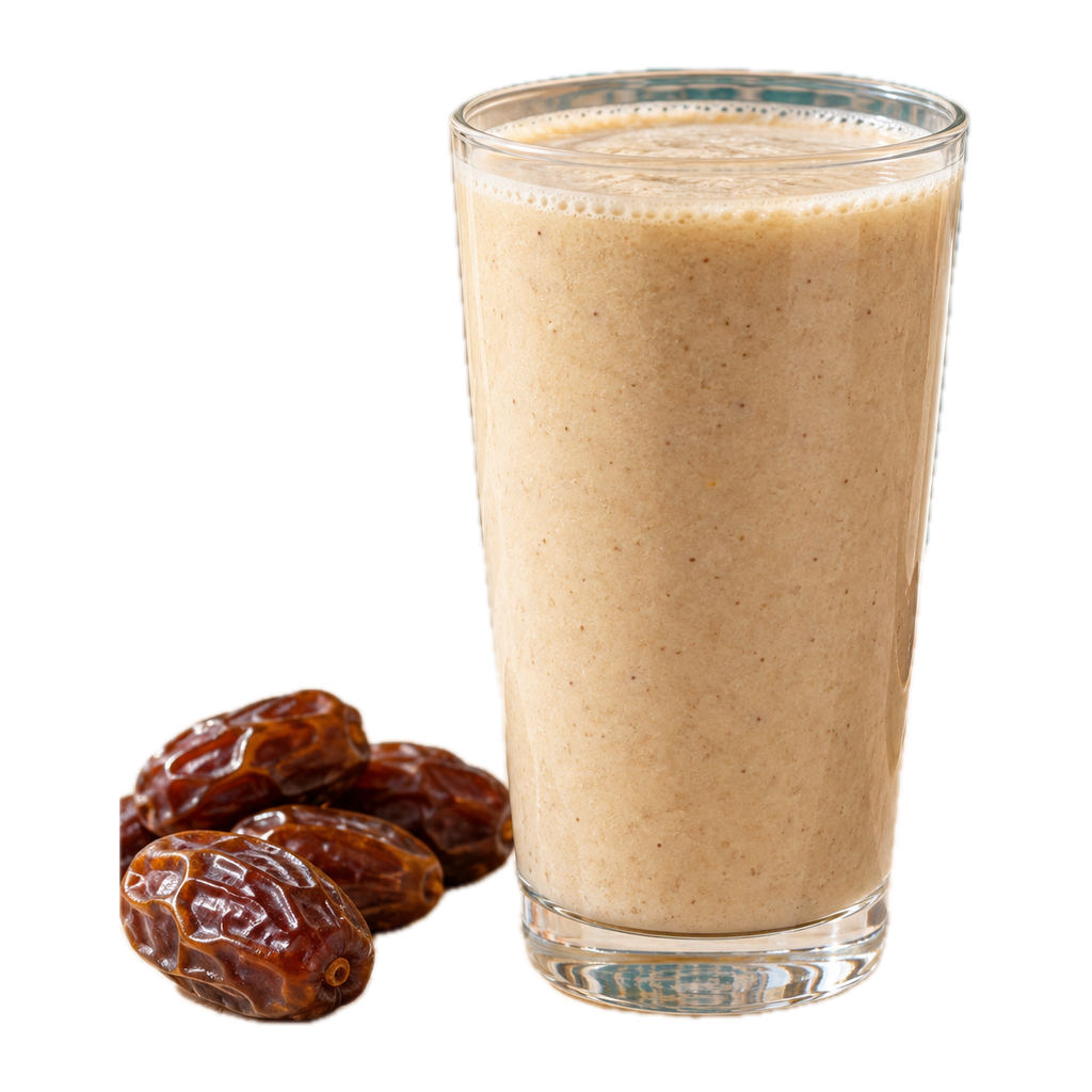 عصير بلح حليب (بدون كريمة)