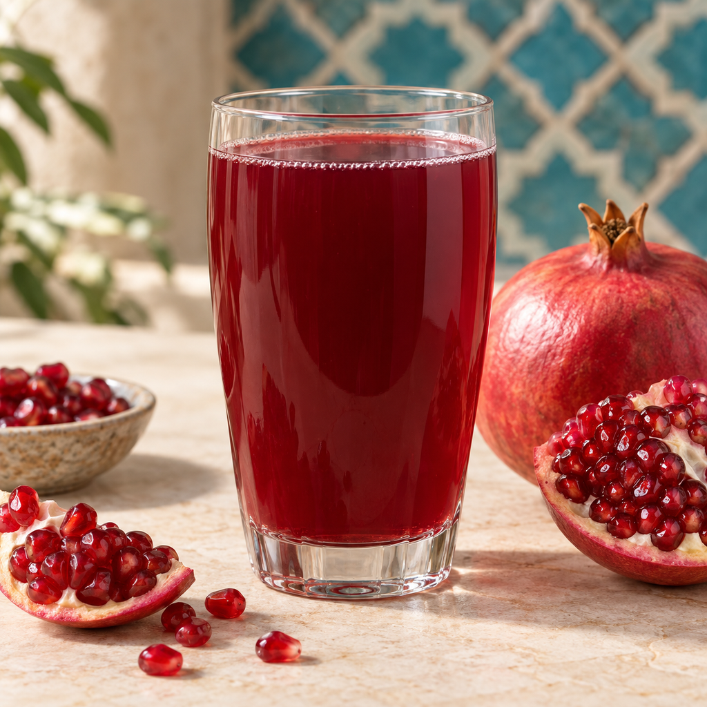 عصير رمان (بدون كريمة)