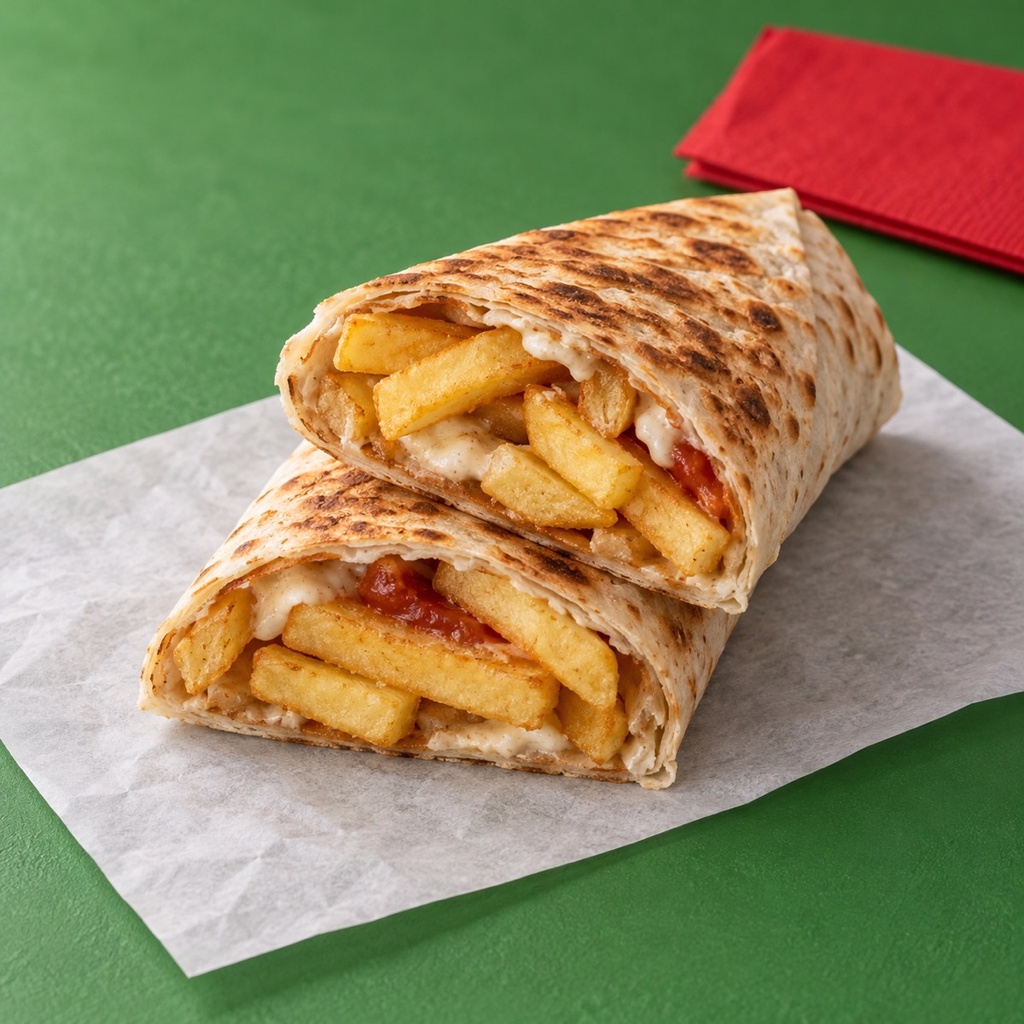 [FIG-SYRIAN-FRIES] ساندوتش سوري بطاطس