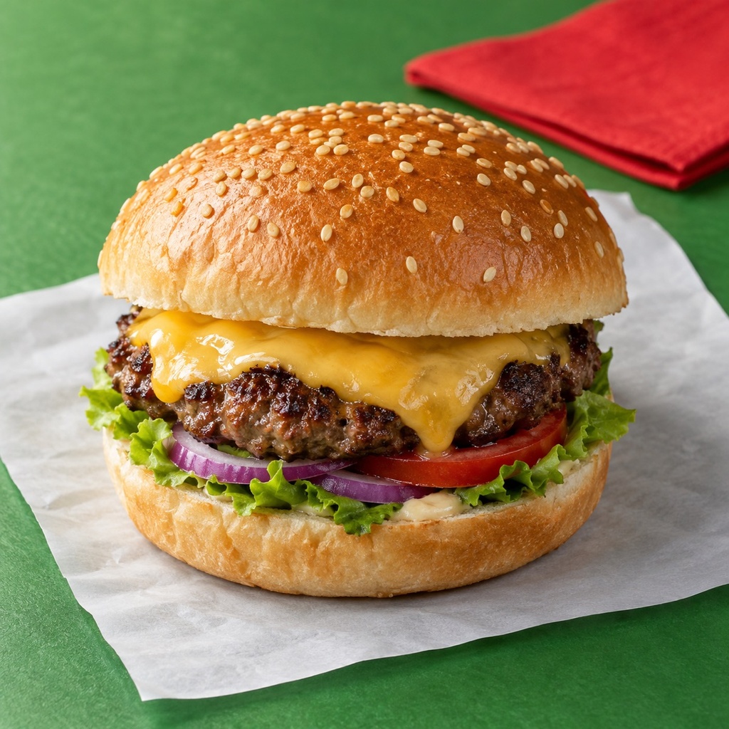 [FIG-BURGER-CHEESE] برجر جبنة