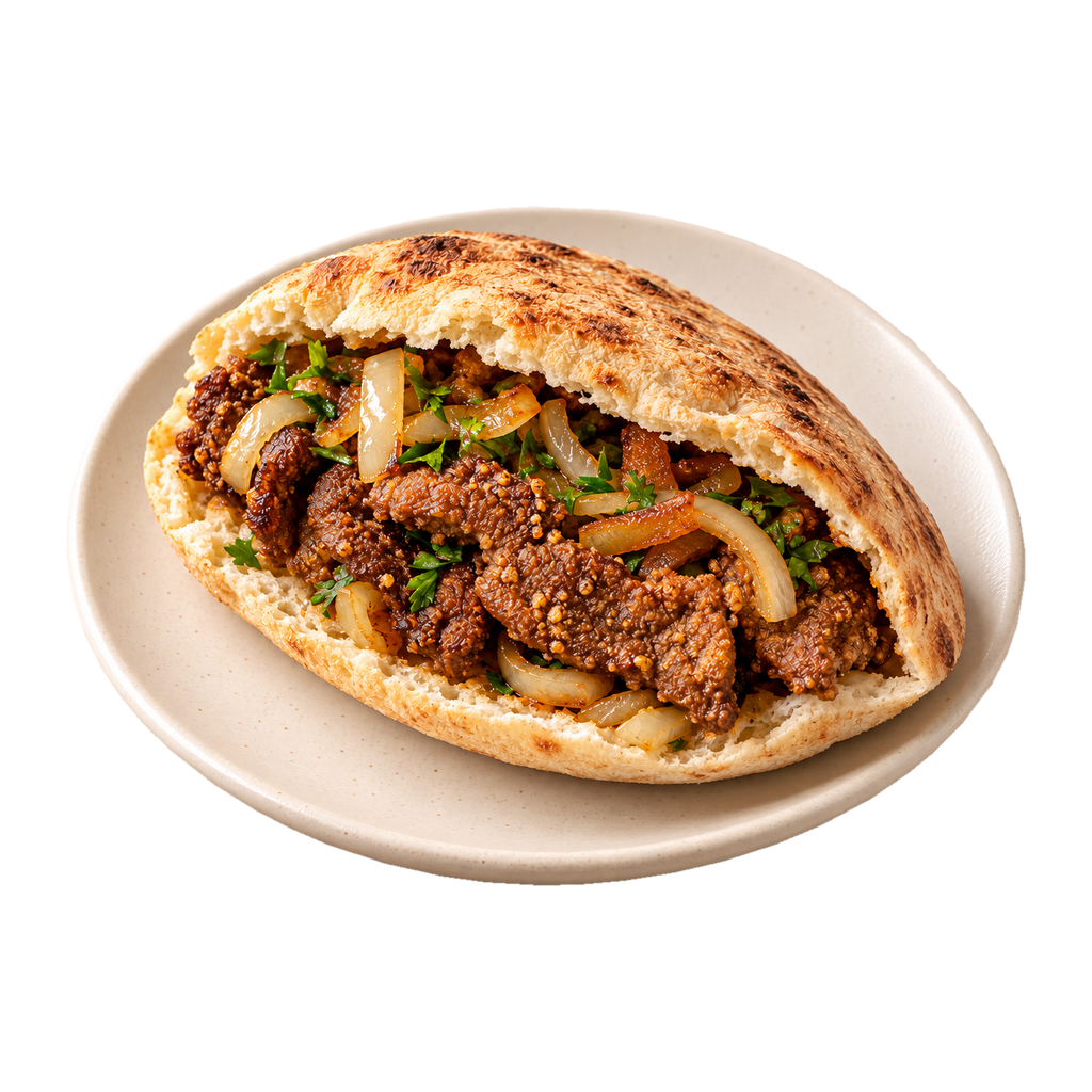 [SHA-BREAD-BREADED-LIVER-1] رغيف كبدة بانيه (Small)