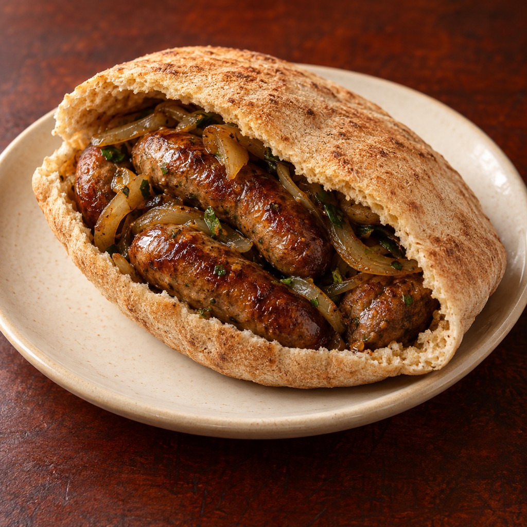 [SHA-BREAD-SAUSAGE-1] رغيف سجق شرقي (صغير)