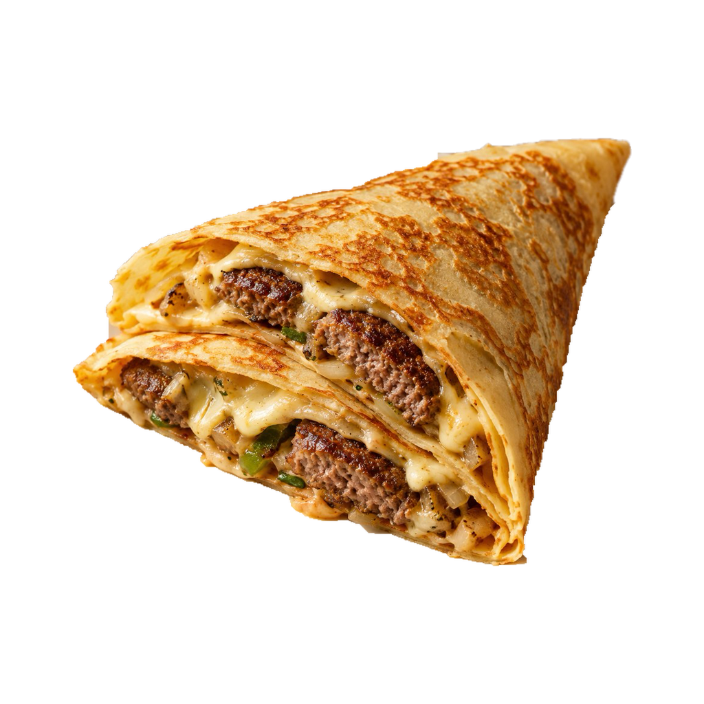 [RAS-CREPE-BEEF-BURGER] كريب برجر لحمة