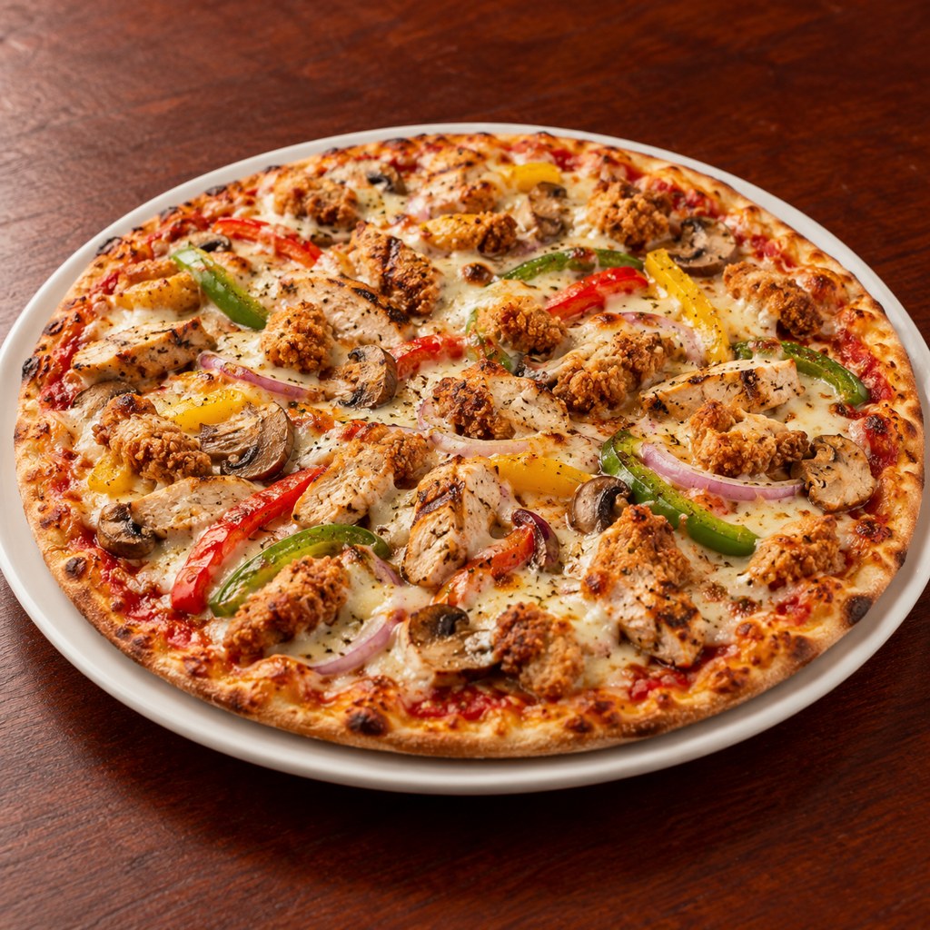 [RAS-ITALIAN-RASLAN-CHICKEN-1] بيتزا إيطالي رسلان دجاج (صغير)