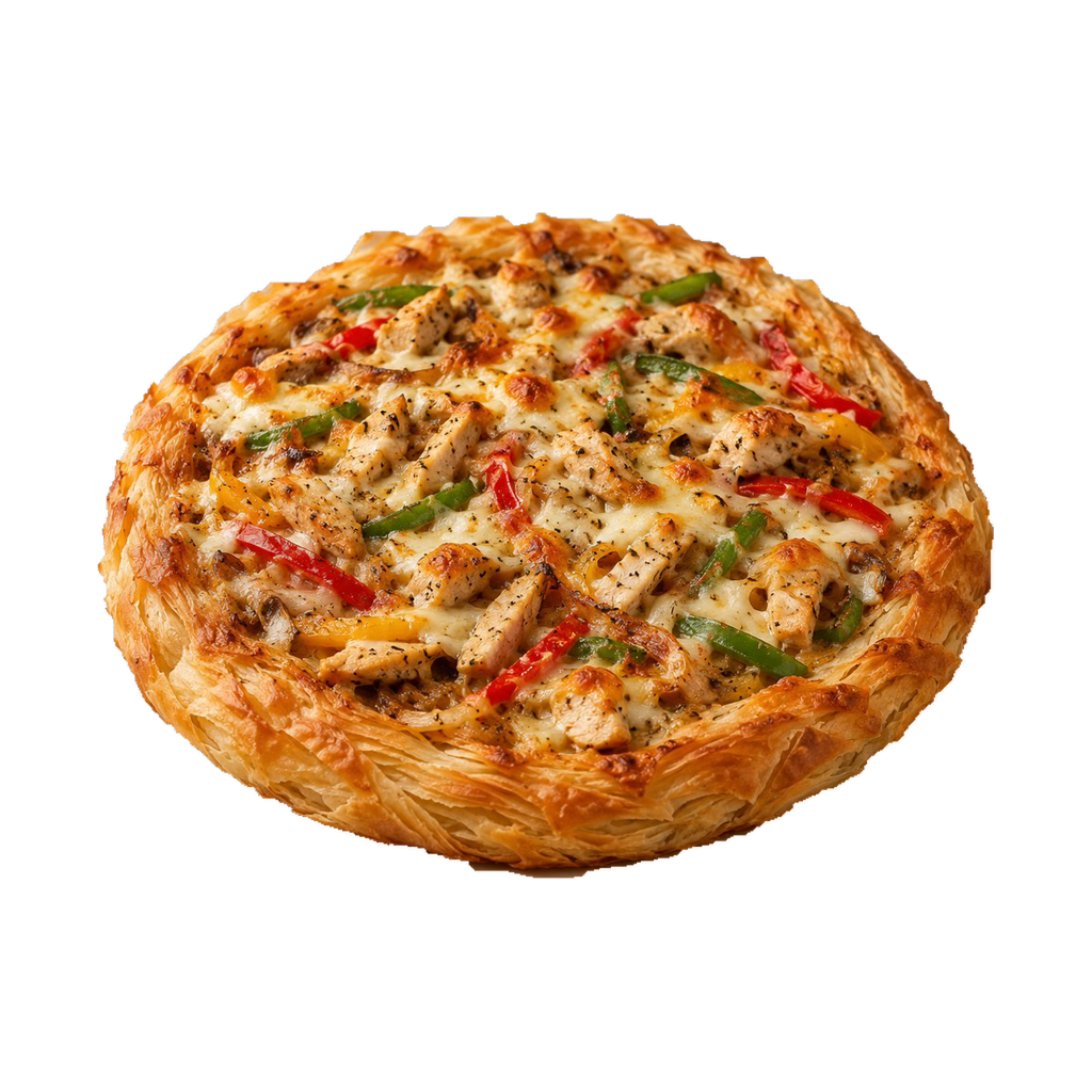 [RAS-ORIENTAL-CHICKEN-1] بيتزا شرقي دجاج (وسط)