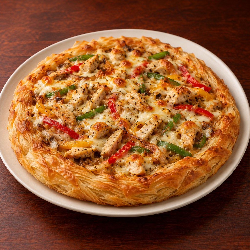 [RAS-ORIENTAL-CHICKEN-1] بيتزا شرقي دجاج (Medium)