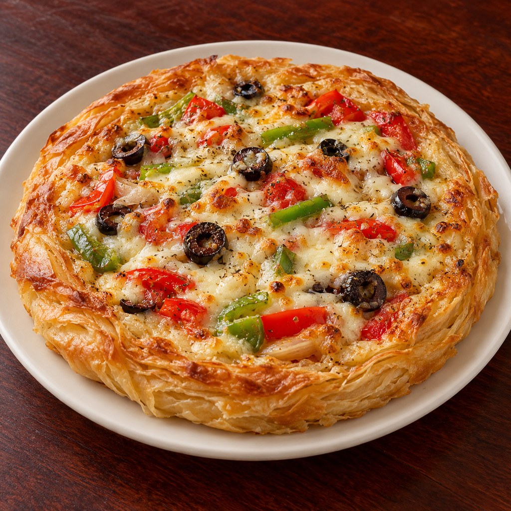[RAS-ORIENTAL-VEGETABLES-1] بيتزا شرقي خضروات (Medium)