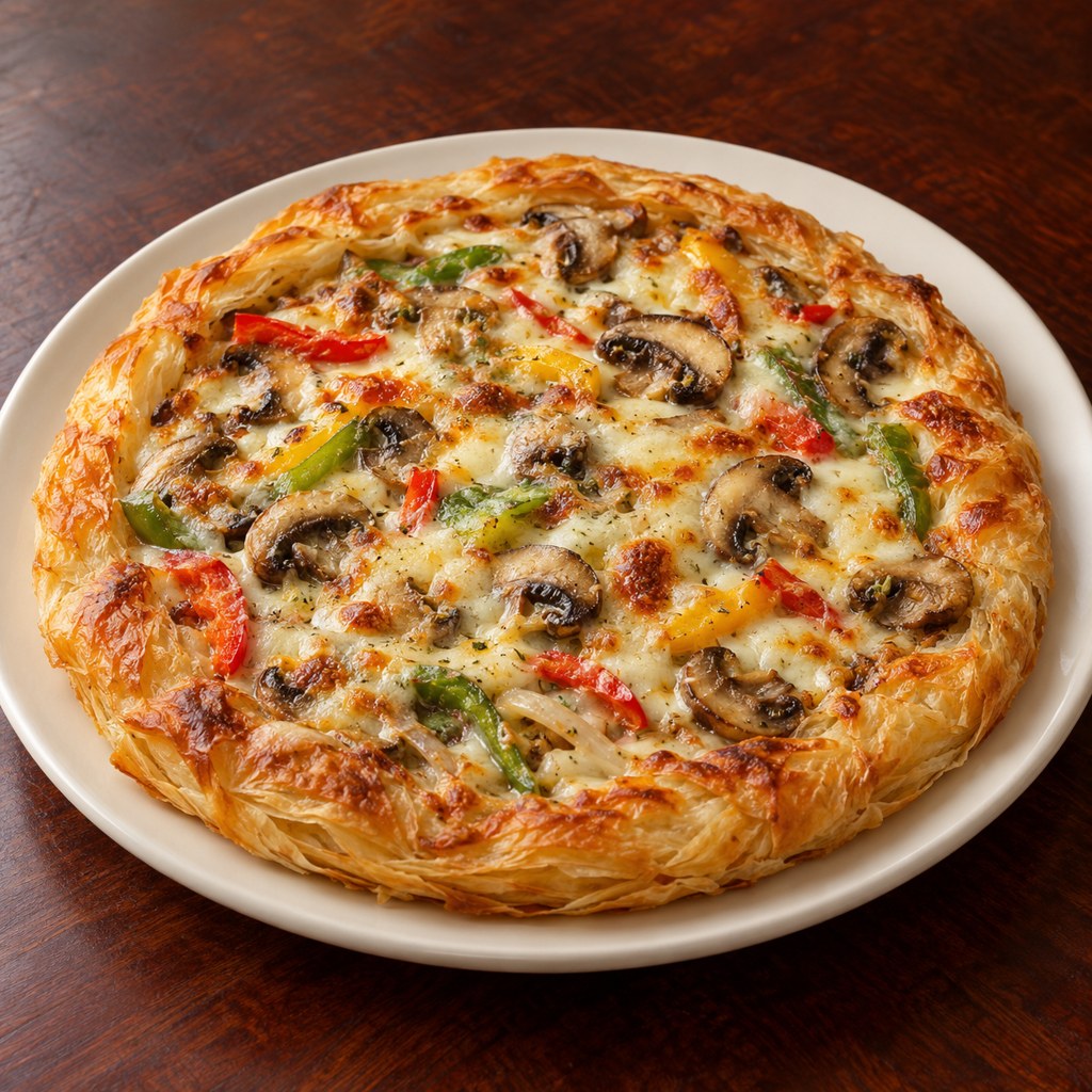 [RAS-ORIENTAL-MUSHROOM-1] بيتزا شرقي مشروم (Medium)