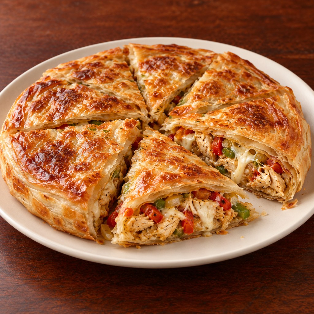 [RAS-FETEER-CHICKEN-1] فطير حادق دجاج (وسط)