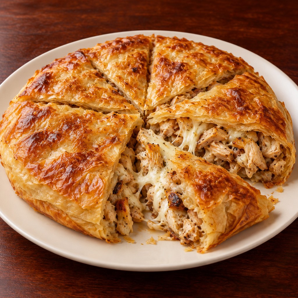 [RAS-FETEER-RASLAN-CHICKEN-1] فطير حادق رسلان دجاج (وسط)