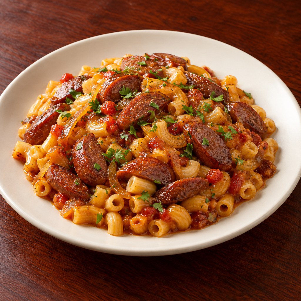 [RAS-PASTA-GRILL-SAUSAGE] مكرونة جريل سجق