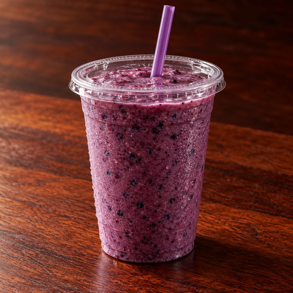[FF-SMOOTHIE-BLUEBERRY-1] سموزي توت أزرق (كوب صغير)
