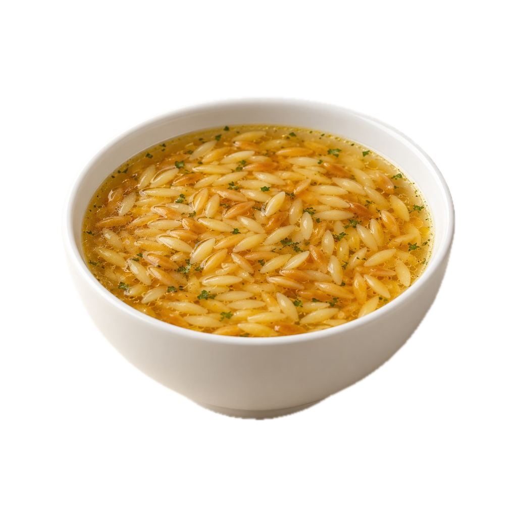 [ABLA-SOUP-ORZO] شوربة لسان عصفور