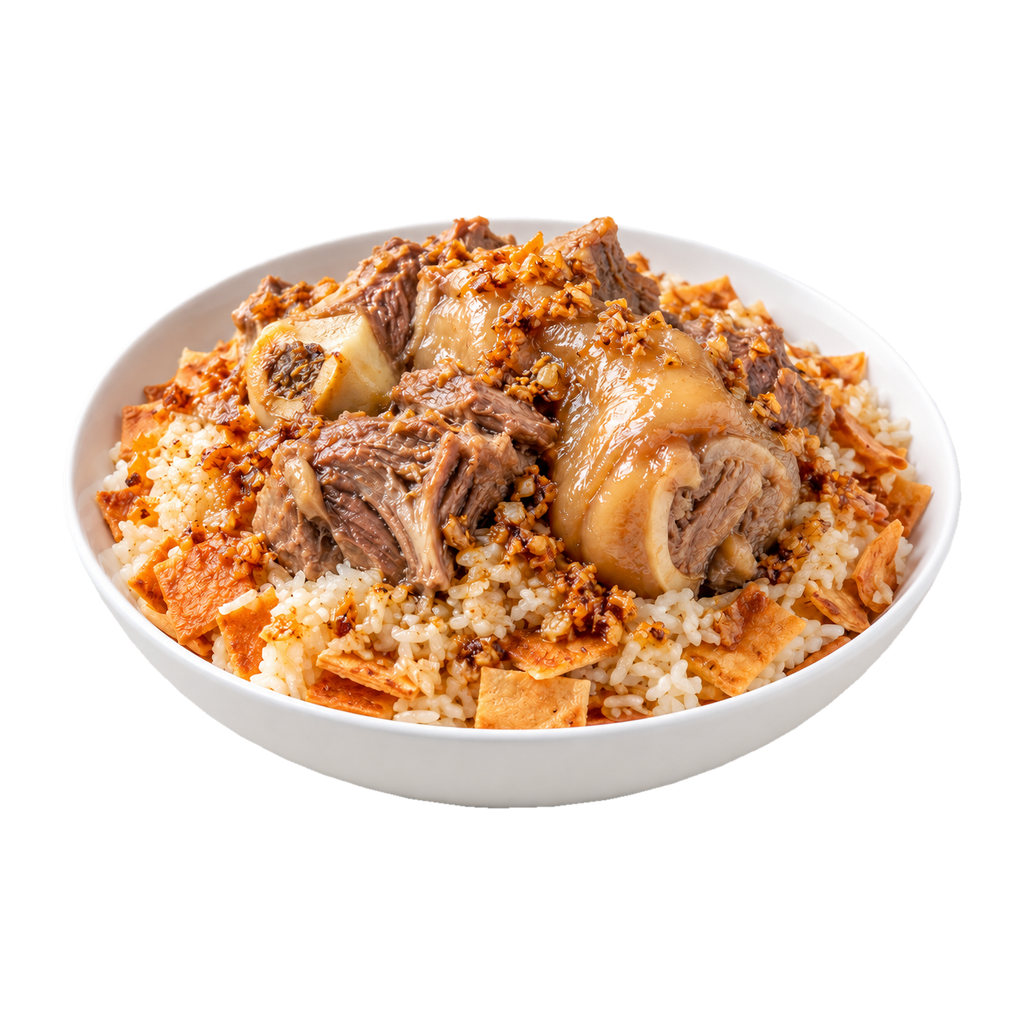 [ABLA-RICE-TROTTER-FATTA] فتة كوارع